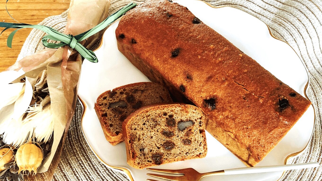 大豆でできたソイケーキ　レーズンとくるみ（graco）