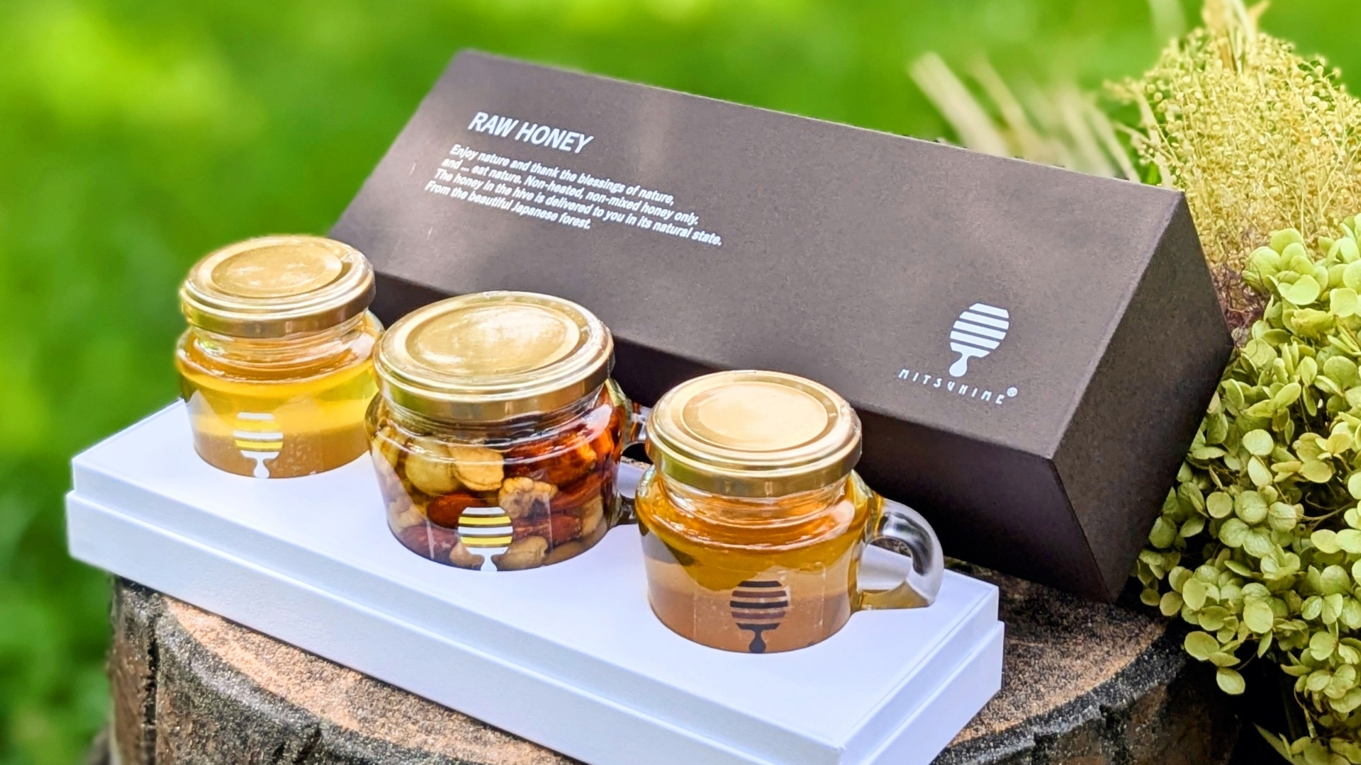 MITSUHIME 蜂蜜3種ギフトボックス（くま養蜂）