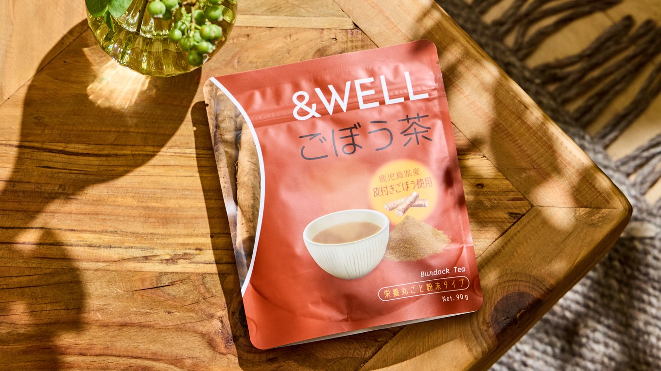 ＆WELL ごぼう茶 栄養丸ごと粉末タイプ（株式会社リクセル）
